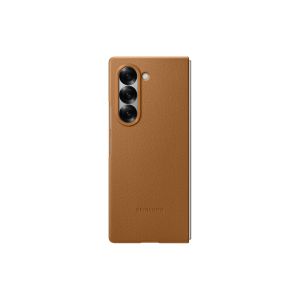 Samsung Ochranný kryt z vegánskej kože pre Fold 6 Brown EF-VF956PAEGWW