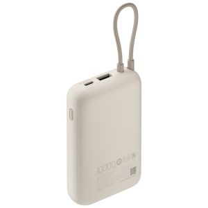 Xiaomi Power Bank 10000mAh (Integrated Cable) Tan GL 58477