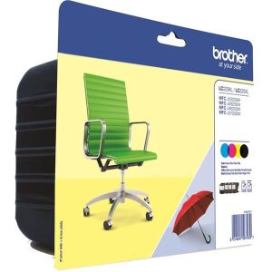 Cartridge Brother LC229XL VALBP, CMYK, štvorbalenie, multipack, originál