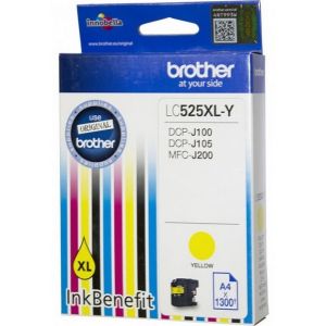 Cartridge Brother LC525XLY, žltá (yellow), originál