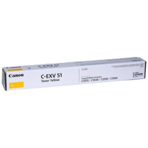 Toner Canon C-EXV51 HY, 0484C002, žltá (yellow), originál