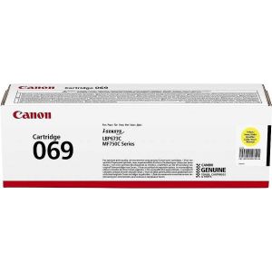 Toner Canon 069 Y, CRG-069 Y, 5091C002, žltá (yellow), originál