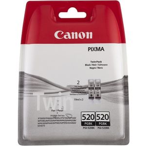 Cartridge Canon PGI-520PGBK, dvojbalenie, čierna (black), originál