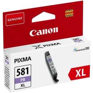 Cartridge Canon CLI-581PB XL, fotografická modrá (blue), originál