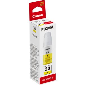 Cartridge Canon GI-50 Y, 3405C001, žltá (yellow), originál