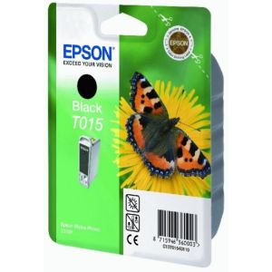 Cartridge Epson T015, čierna (black), originál