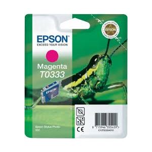 Cartridge Epson T0333, purpurová (magenta), originál