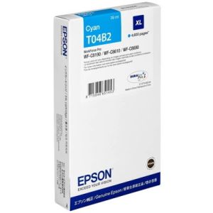 Cartridge Epson T04B2 XL, C13T04B240, azúrová (cyan), originál