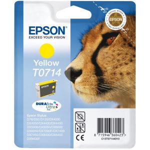 Cartridge Epson T0714, žltá (yellow), originál