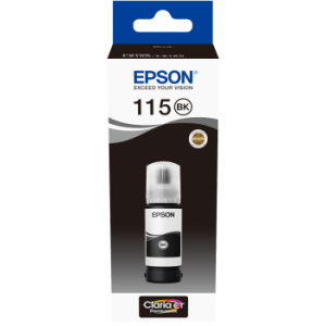 Cartridge Epson 115, T07C1, C13T07C14A, čierna (black), originál