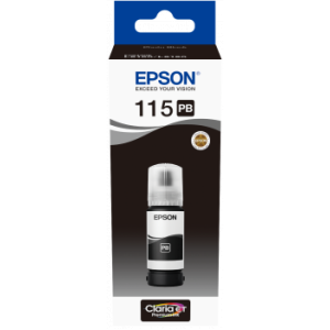 Cartridge Epson 115, T07D1, C13T07D14A, foto čierna (photo black), originál