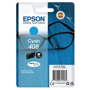 Cartridge Epson 408, C13T09J24010, T09J240, azúrová (cyan), originál