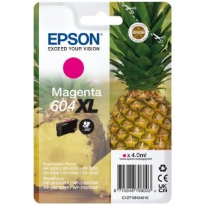 Cartridge Epson 604XL, C13T10H34010, T10H340, purpurová (magenta), originál