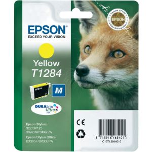 Cartridge Epson T1284, C13T12844012, žltá (yellow), originál