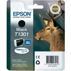 Cartridge Epson T1301, čierna (black), originál