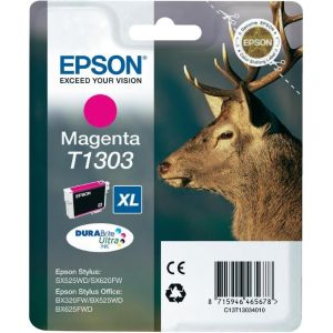 Cartridge Epson T1303, purpurová (magenta), originál