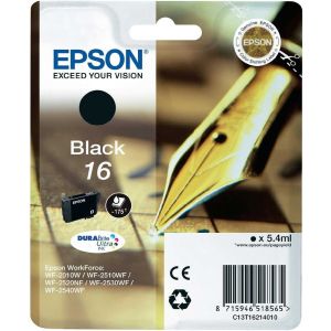 Cartridge Epson T1621 (16), čierna (black), originál