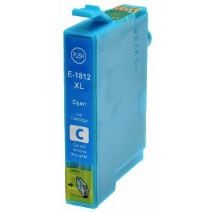 Cartridge Epson T1812 (18XL), C13T18124012, azúrová (cyan), alternatívny