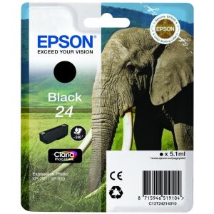 Cartridge Epson T2421 (24), čierna (black), originál