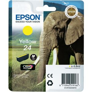 Cartridge Epson T2424 (24), žltá (yellow), originál