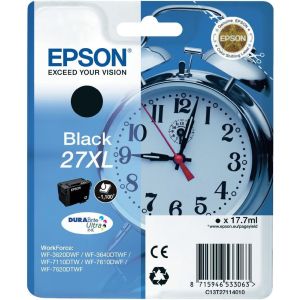 Cartridge Epson T2711 (27XL), čierna (black), originál