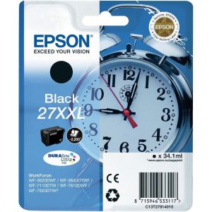 Cartridge Epson T2791 (27XXL), čierna (black), originál