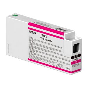 Cartridge Epson T54X3, C13T54X300, purpurová (magenta), originál