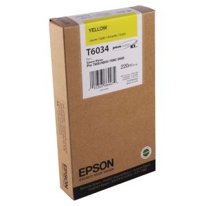 Cartridge Epson T6034, žltá (yellow), originál