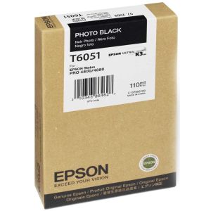 Cartridge Epson T6051, foto čierna (photo black), originál