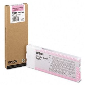 Cartridge Epson T6066, svetlá purpurová (light magenta), originál