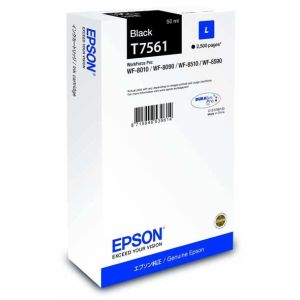 Cartridge Epson T7561, čierna (black), originál