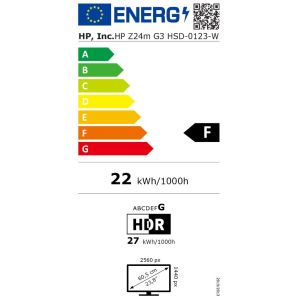 HP/Z24m G3/23,8"/IPS/QHD/90Hz/5ms/Blck-Slvr/3R 4Q8N9AA#ABB