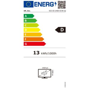 HP/E22 G5/21,5"/IPS/FHD/75Hz/5ms/Blck-Slvr/3R 6N4E8AA#ABB