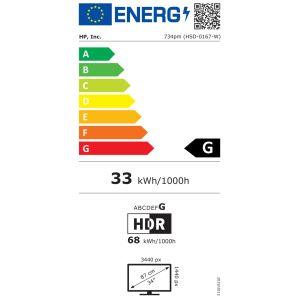 HP/734pm/34"/IPS/3440x1440/120Hz/5ms/Blck-Slvr/3R 8K157UT#ABB