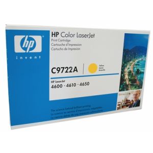 Toner HP C9722A (641A), žltá (yellow), originál