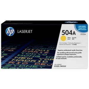 Toner HP CE252A (504A), žltá (yellow), originál