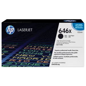 Toner HP CE264X (646X), čierna (black), originál