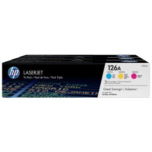 Toner HP CF341A (126A), trojbalenie, multipack, originál