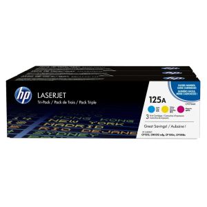 Toner HP CF373AM (125A), trojbalenie, multipack, originál