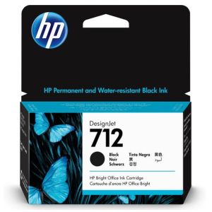 Cartridge HP 712, 3ED70A, čierna (black), originál