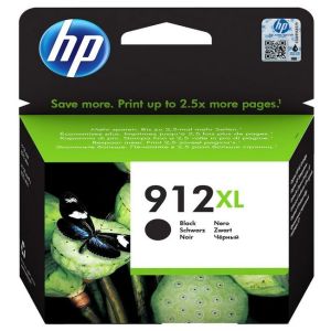 Cartridge HP 912 XL, 3YL84AE, čierna (black), originál