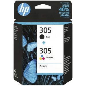 Cartridge HP 305, 6ZD17AE, dvojbalenie, multipack, originál