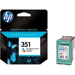 Cartridge HP 351 (CB337EE), farebná (tricolor), originál