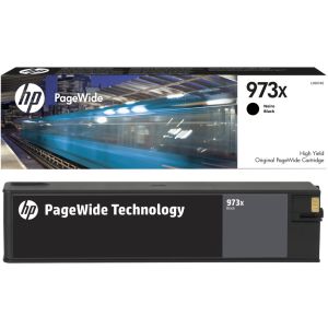 Cartridge HP 973X, L0S07AE, čierna (black), originál