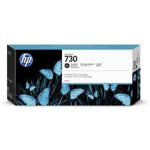 Cartridge HP 730, P2V73A, foto čierna (photo black), originál