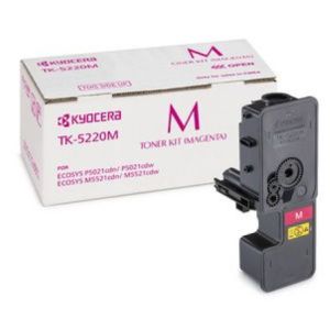 Toner Kyocera TK-5220M, 1T02R9BNL1, purpurová (magenta), originál