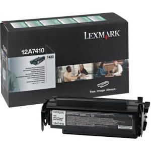 Toner Lexmark 12A7410 (T420), čierna (black), originál