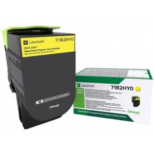 Toner Lexmark 71B2HY0 (CS417, CS517), žltá (yellow), originál