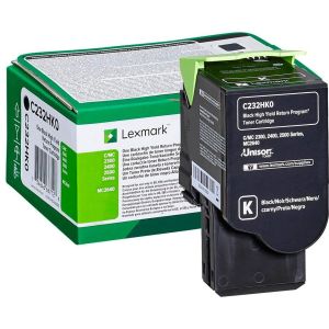 Toner Lexmark C232HK0 (MC2640, C2535, C2425, MC2425, MC2535), čierna (black), originál