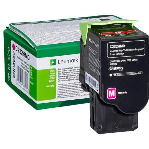 Toner Lexmark C232HM0 (MC2640, C2535, C2425, MC2425, MC2535), purpurová (magenta), originál